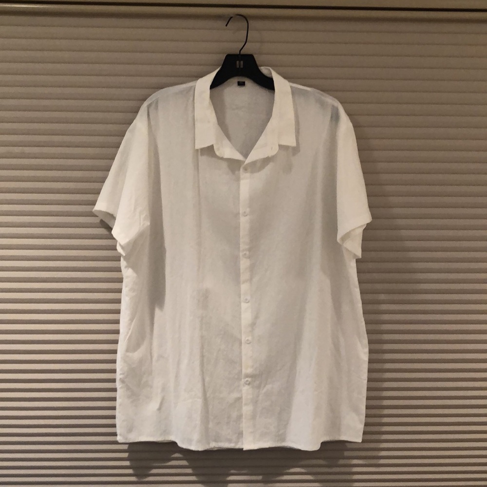 🆕Boys XXL Short sleeve white button front shirt! New! original packaging! 2XL
